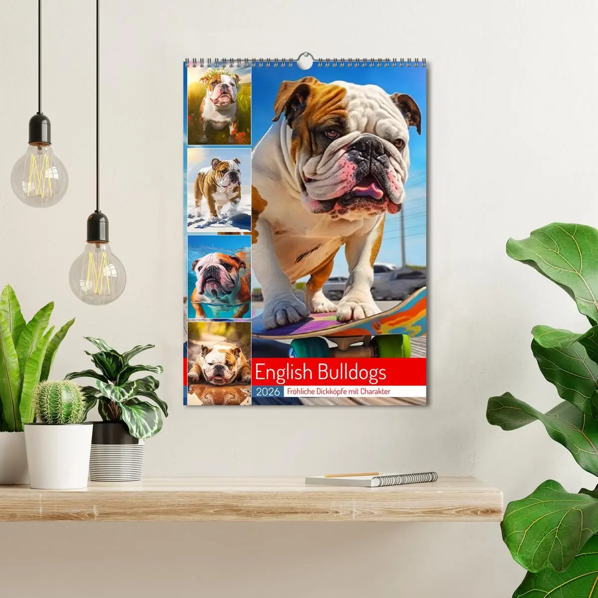 Bild: 9783516321005 | English Bulldogs. Fröhliche Dickköpfe mit Charakter (Wandkalender...