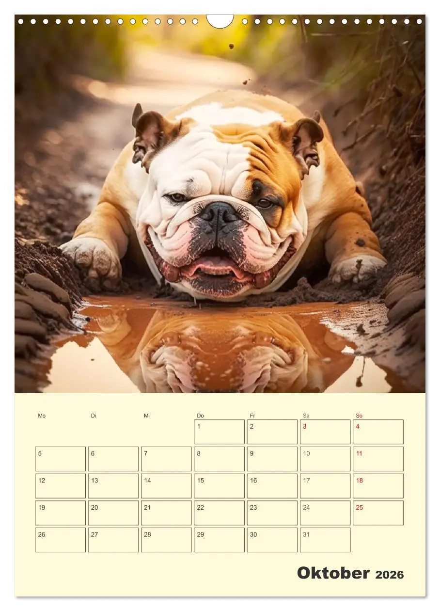 Bild: 9783516321005 | English Bulldogs. Fröhliche Dickköpfe mit Charakter (Wandkalender...