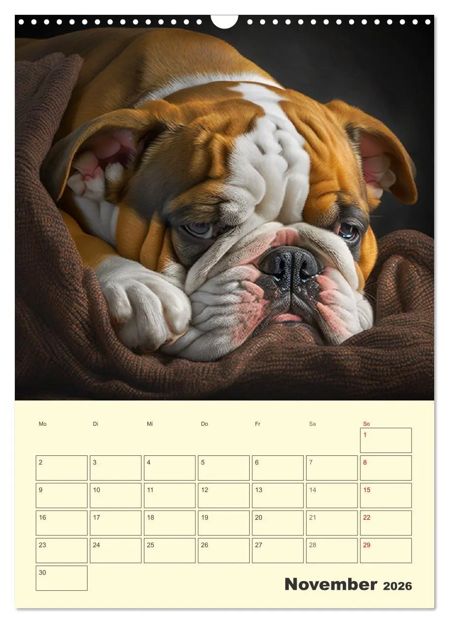 Bild: 9783516321005 | English Bulldogs. Fröhliche Dickköpfe mit Charakter (Wandkalender...