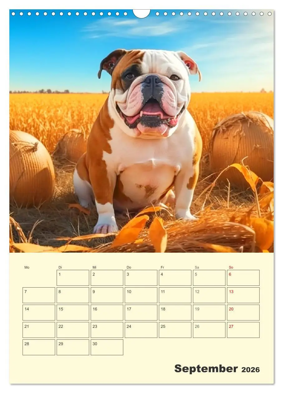Bild: 9783516321005 | English Bulldogs. Fröhliche Dickköpfe mit Charakter (Wandkalender...