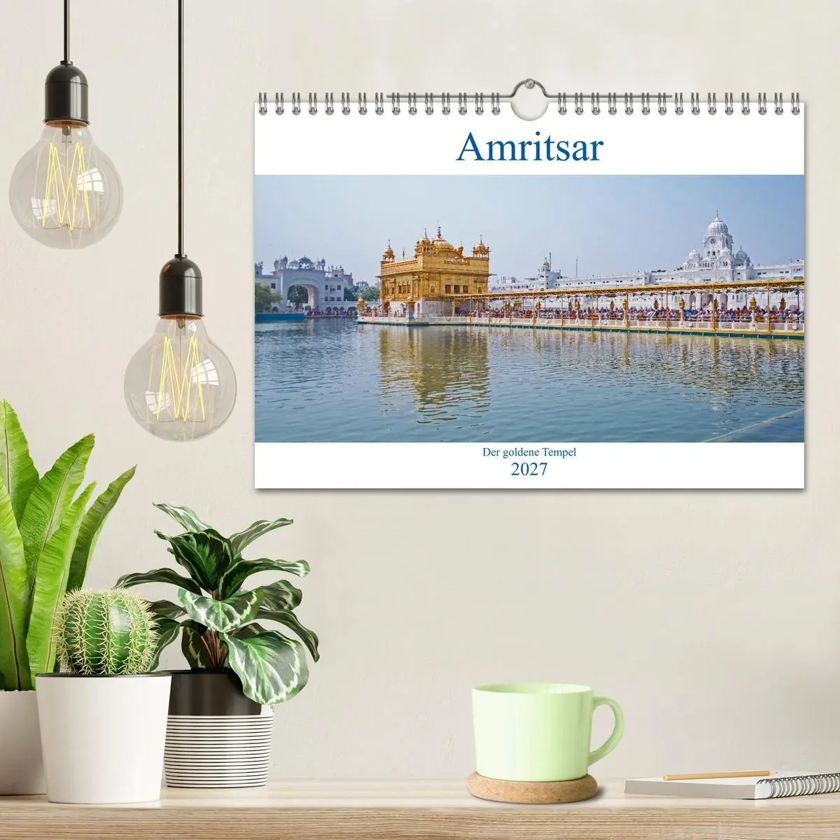 Bild: 9783569721005 | Amritsar - Der goldene Tempel (Wandkalender 2027 DIN A4 quer),...