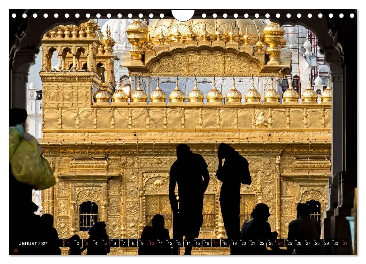 Bild: 9783569721005 | Amritsar - Der goldene Tempel (Wandkalender 2027 DIN A4 quer),...