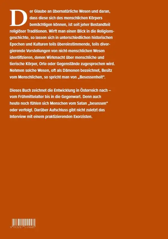 Rückseite: 9783702511005 | Dämonen - Wissenschaftsbuch des Jahres 2025 | Gerhard Ammerer (u. a.)