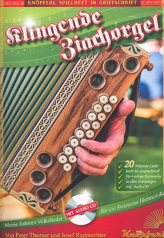 Cover: 9790700371005 | Klingende Ziachorgel (+CD) für Steirische Harmonika in Griffschrift