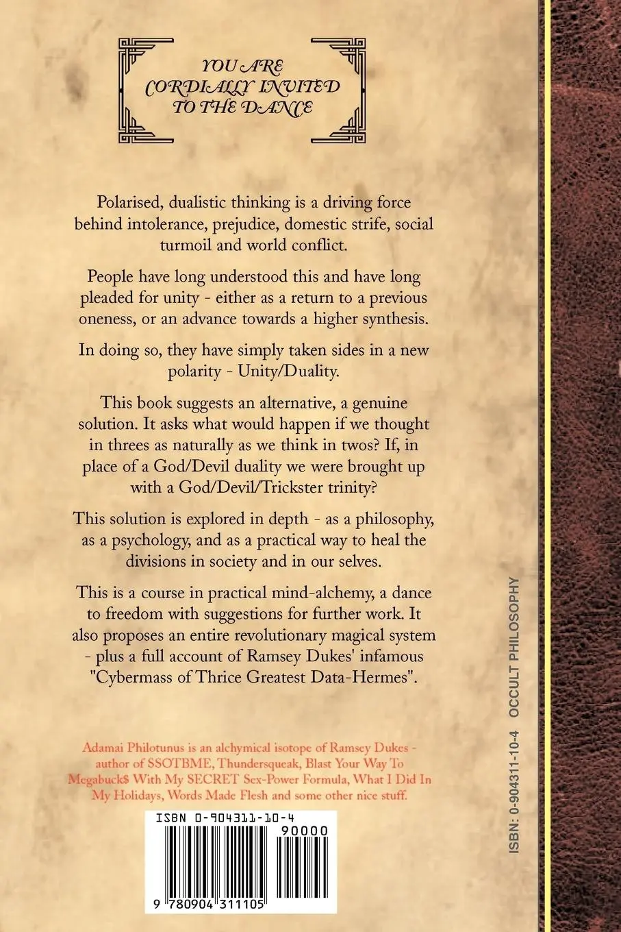 Rückseite: 9780904311105 | The Good The Bad The Funny | Ramsey Dukes (u. a.) | Taschenbuch | 2002