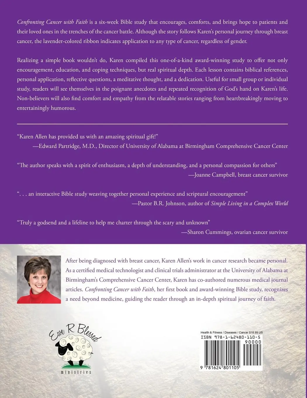 Rückseite: 9781624801105 | Confronting Cancer with Faith | Karen O'Kelley Allen | Taschenbuch