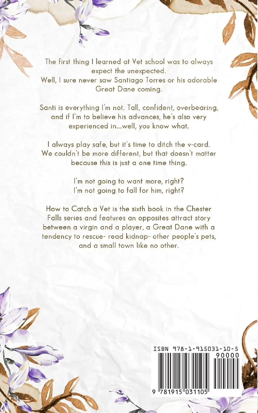 Rückseite: 9781915031105 | How to Catch a Vet | an opposites attract MM Romance | Ana Ashley