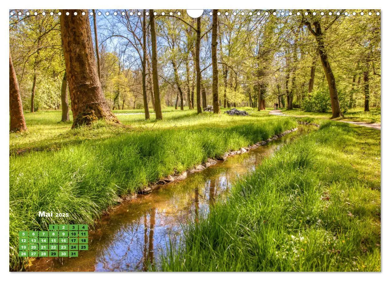 Bild: 9783383971105 | Park Schönbusch Aschaffenburg (Wandkalender 2025 DIN A3 quer),...