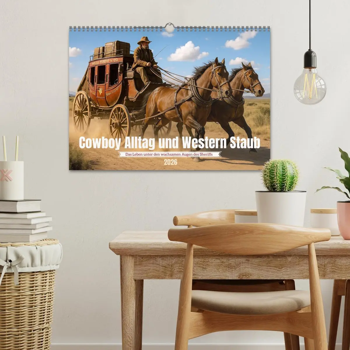 Bild: 9783516621105 | Cowboy Alltag und Western Staub (Wandkalender 2026 DIN A3 quer),...