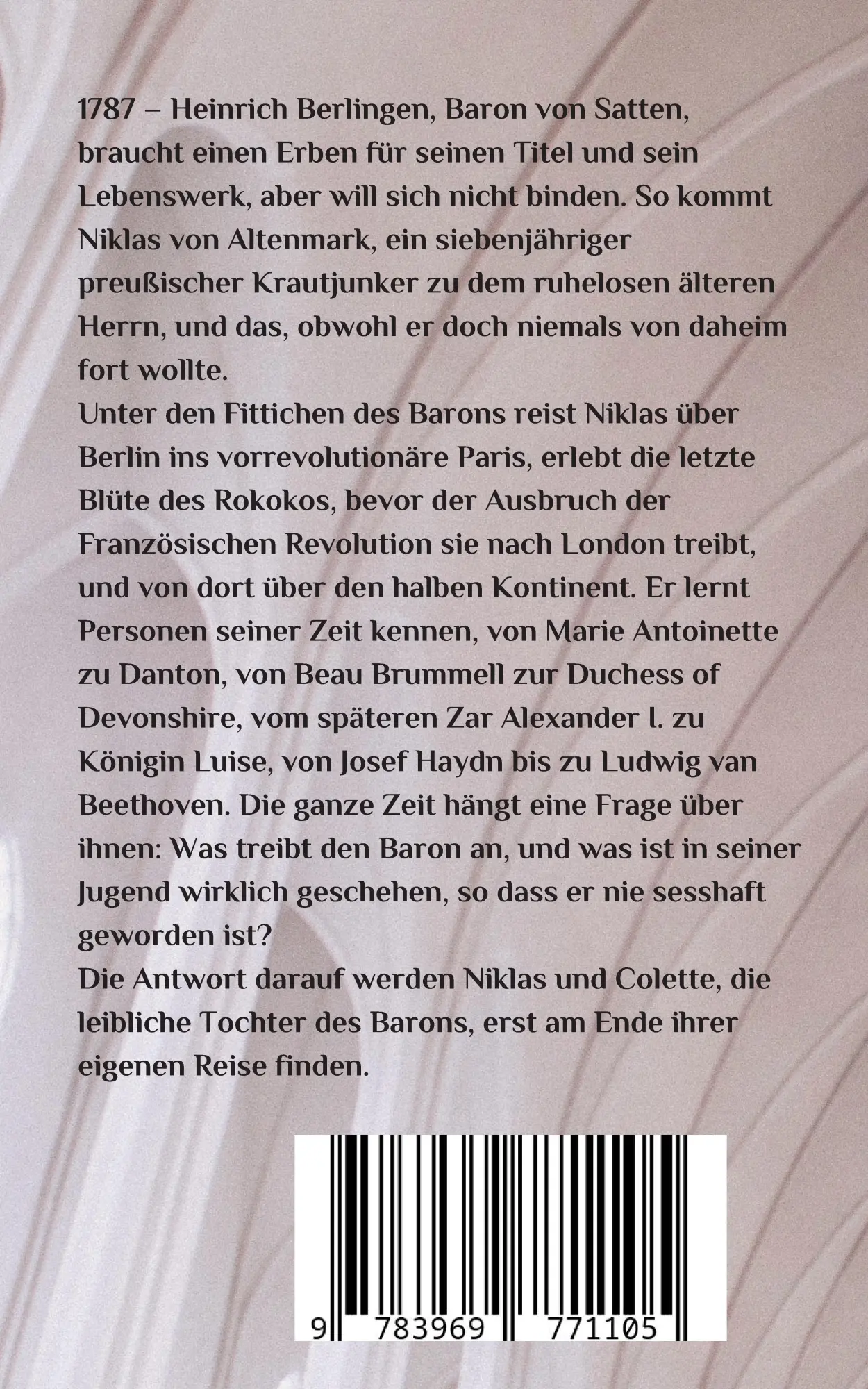 Rückseite: 9783969771105 | Der Geist in Brand | Ein Krautjunker zwischen Rokoko und Revolution