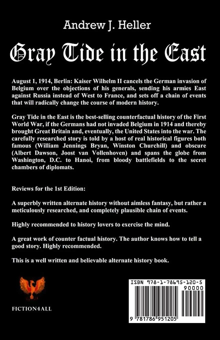 Rückseite: 9781786951205 | Gray Tide in the East | An alternate history of the first World War