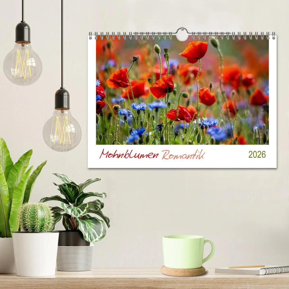 Bild: 9783457691205 | Mohnblumen Romantik (Wandkalender 2026 DIN A4 quer), CALVENDO...