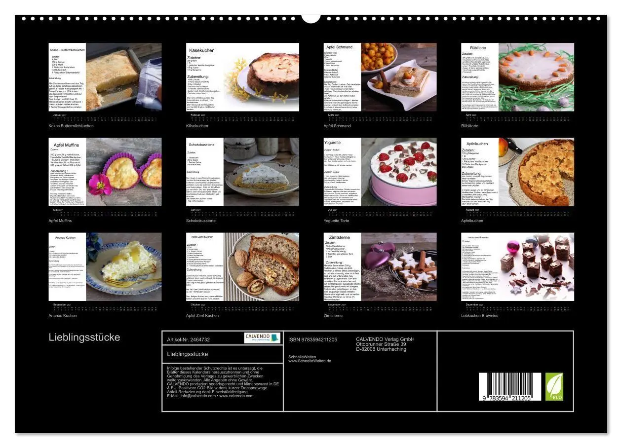 Bild: 9783594211205 | Lieblingsstücke (hochwertiger Premium Wandkalender 2027 DIN A2...