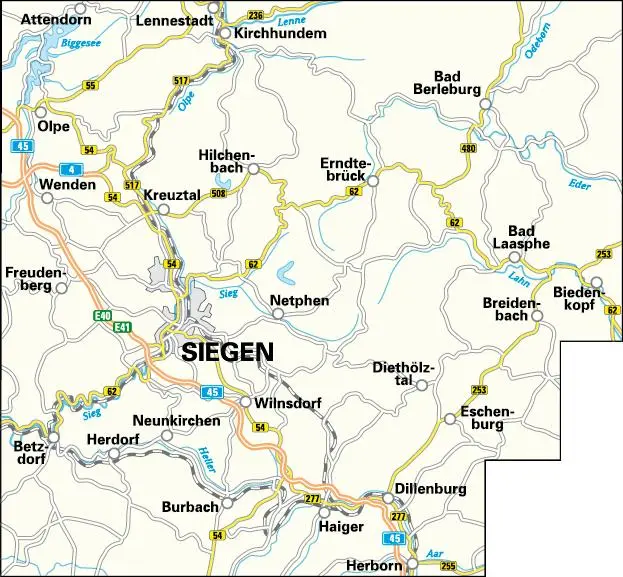 Rückseite: 9783969901205 | Radwanderkarte BVA Kreis Siegen-Wittgenstein mit Knotenpunkten...