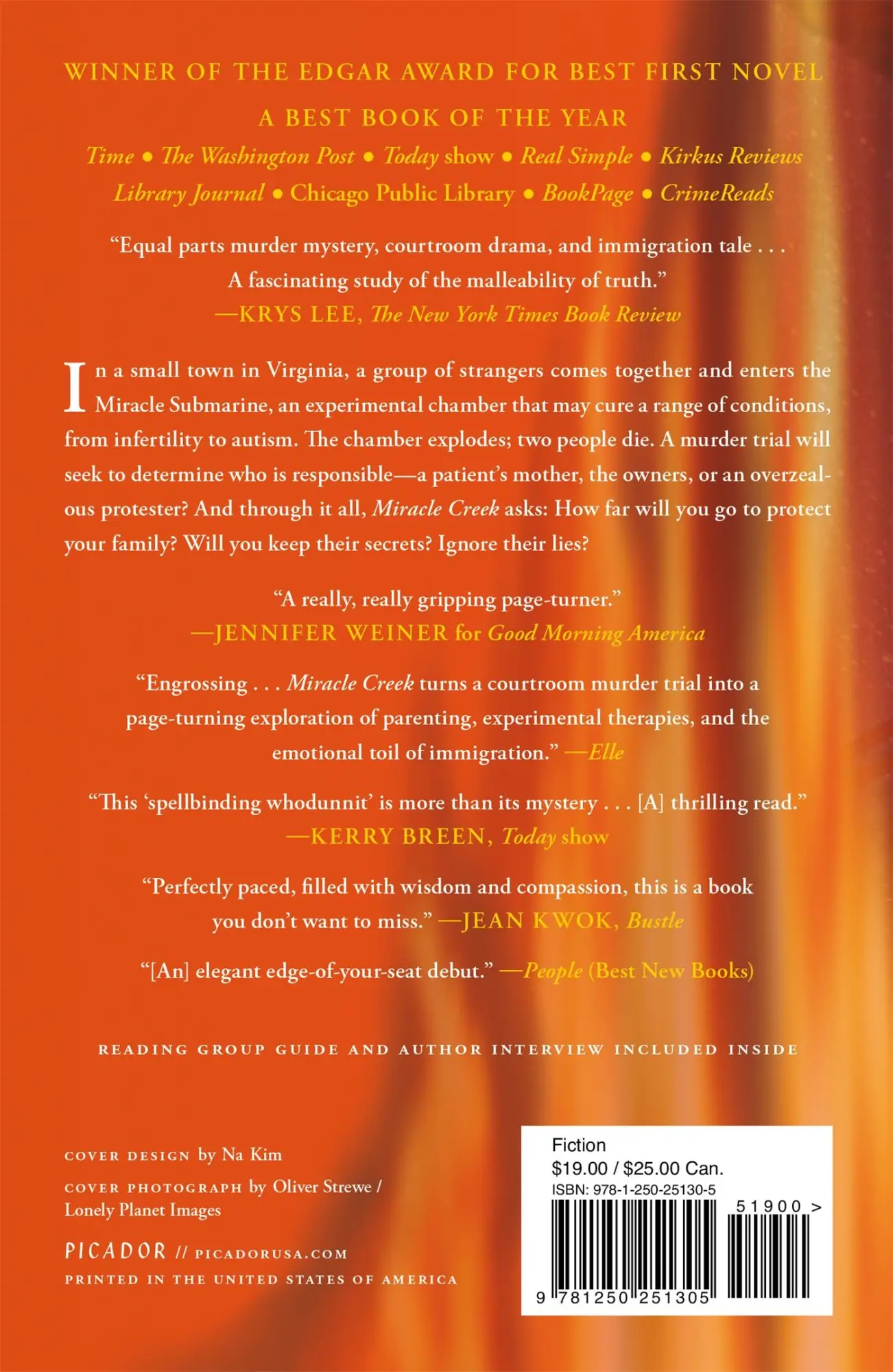 Rückseite: 9781250251305 | Miracle Creek | Angie Kim | Taschenbuch | Picador Paper | Englisch