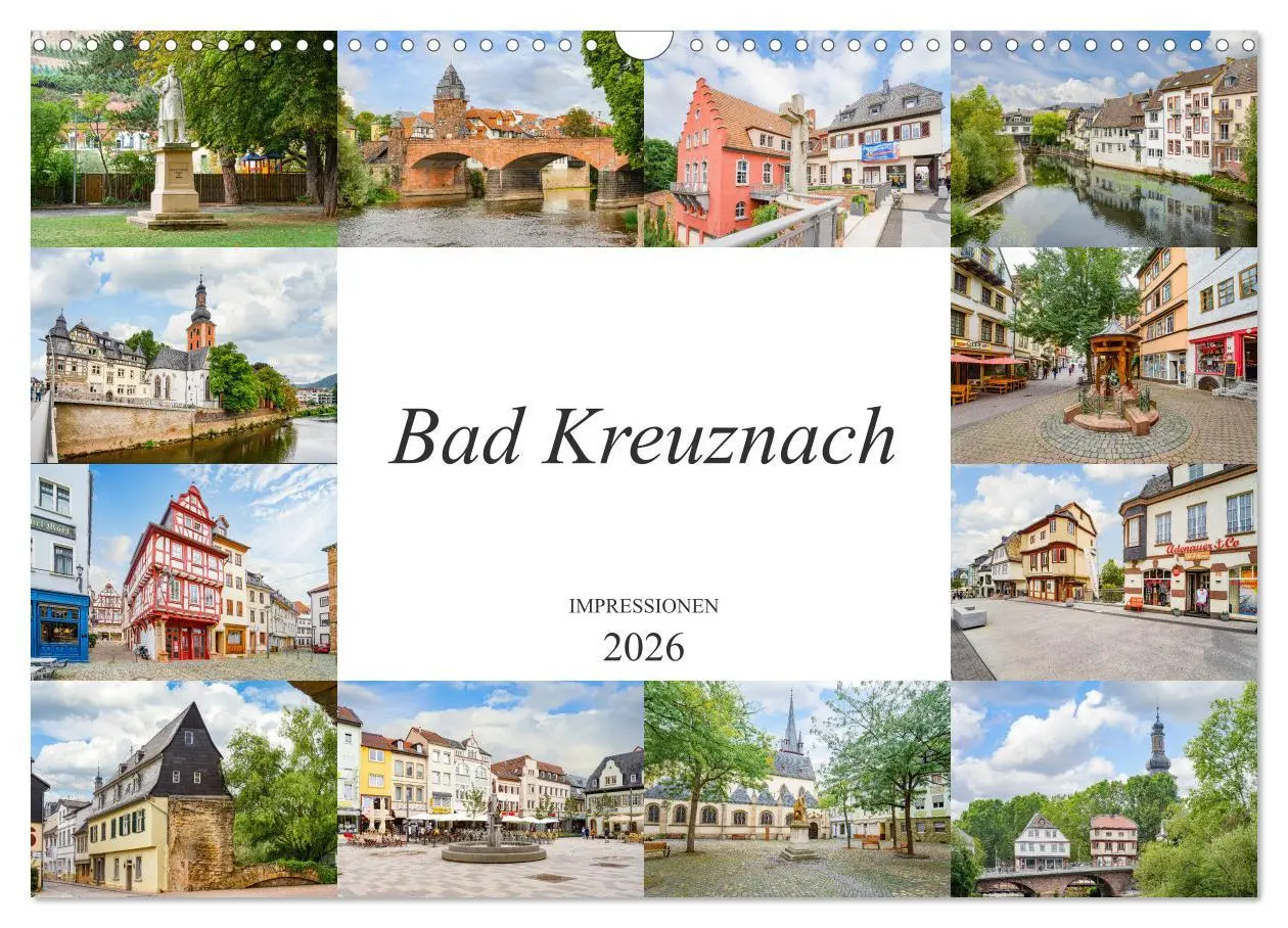 Cover: 9783457751305 | Bad Kreuznach Impressionen (Wandkalender 2026 DIN A3 quer),...