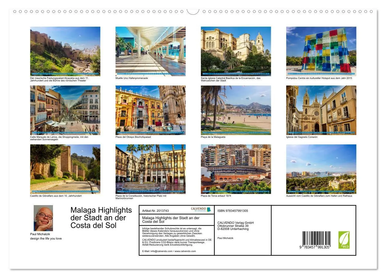 Bild: 9783457991305 | Malaga Highlights der Stadt an der Costa del Sol (hochwertiger...