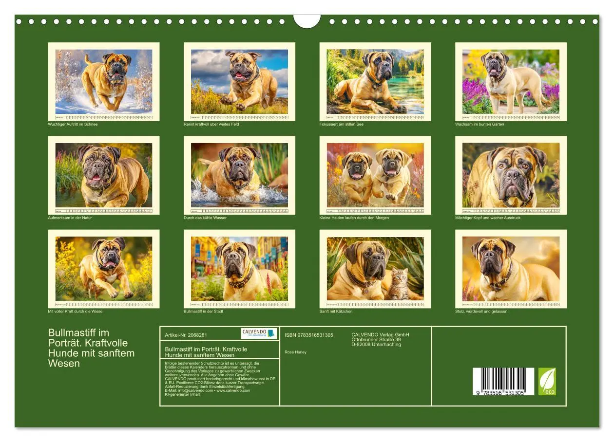 Bild: 9783516531305 | Bullmastiff im Porträt. Kraftvolle Hunde mit sanftem Wesen...