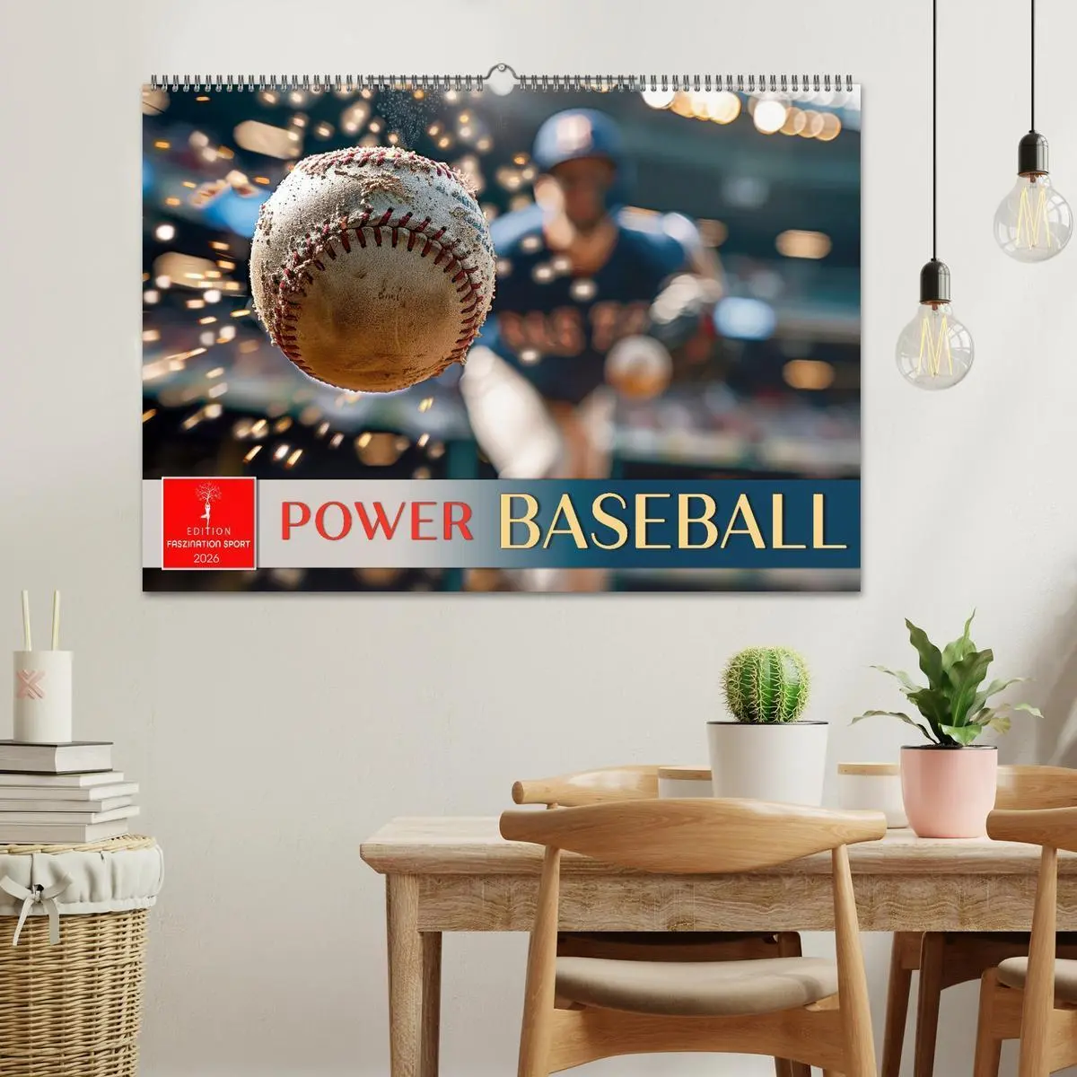 Bild: 9783516601305 | Power Baseball (Wandkalender 2026 DIN A2 quer), CALVENDO...