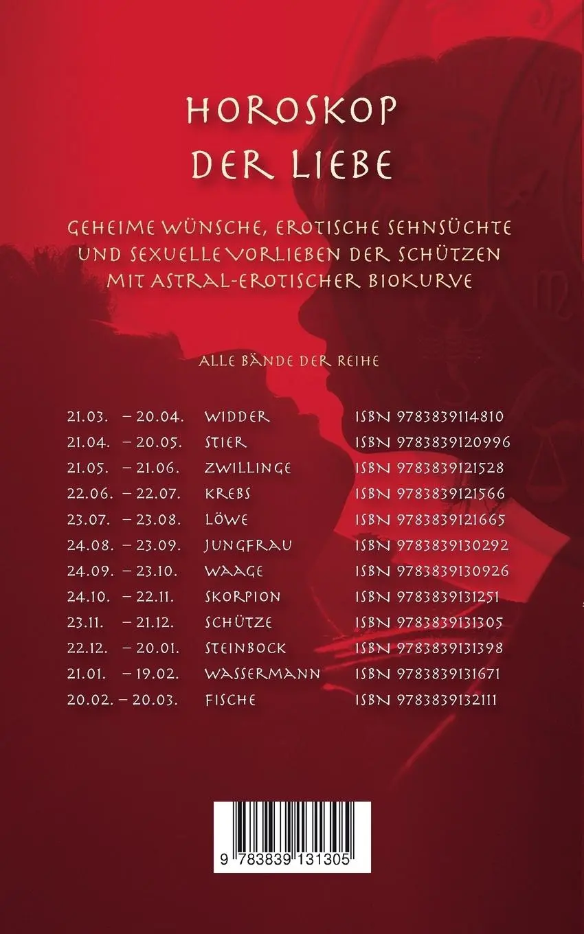 Rückseite: 9783839131305 | Horoskop der Liebe - Sternzeichen Schütze | Lea Aubert | Taschenbuch