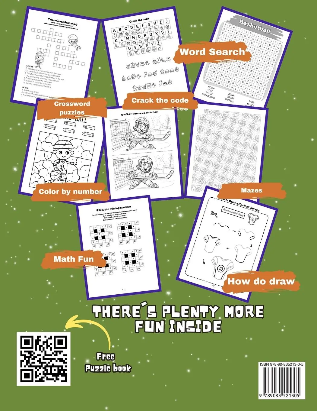 Rückseite: 9789083521305 | Totally Awesome Sports Activity Book for Kids | Brain Sparklers | Buch