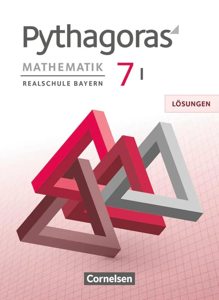 Cover: 9783060411405 | Pythagoras 7. Jahrgangsstufe (WPF I) - Realschule Bayern - Lösungen...