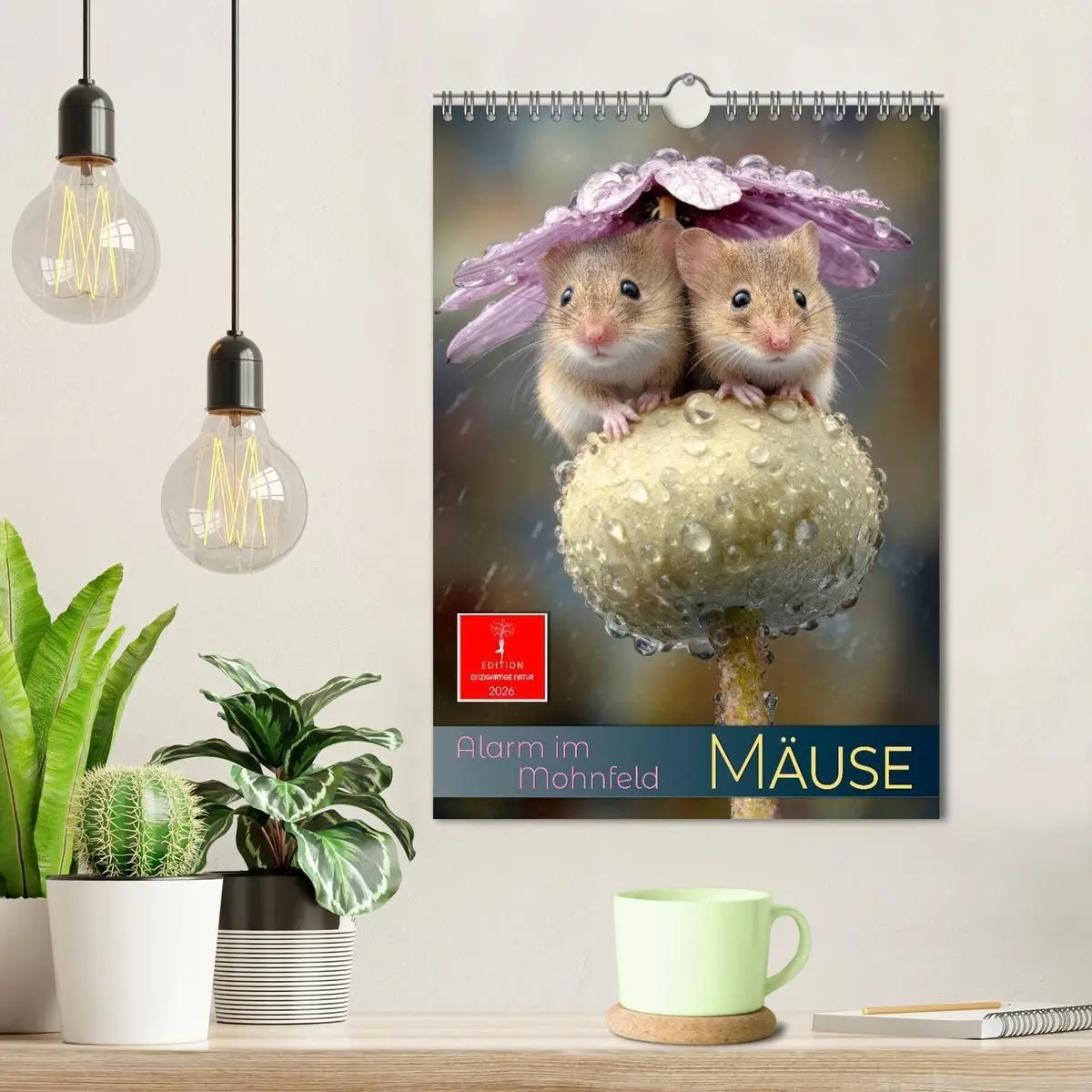 Bild: 9783516691405 | Mäuse - Alarm im Mohnfeld (Wandkalender 2026 DIN A4 hoch), CALVENDO...