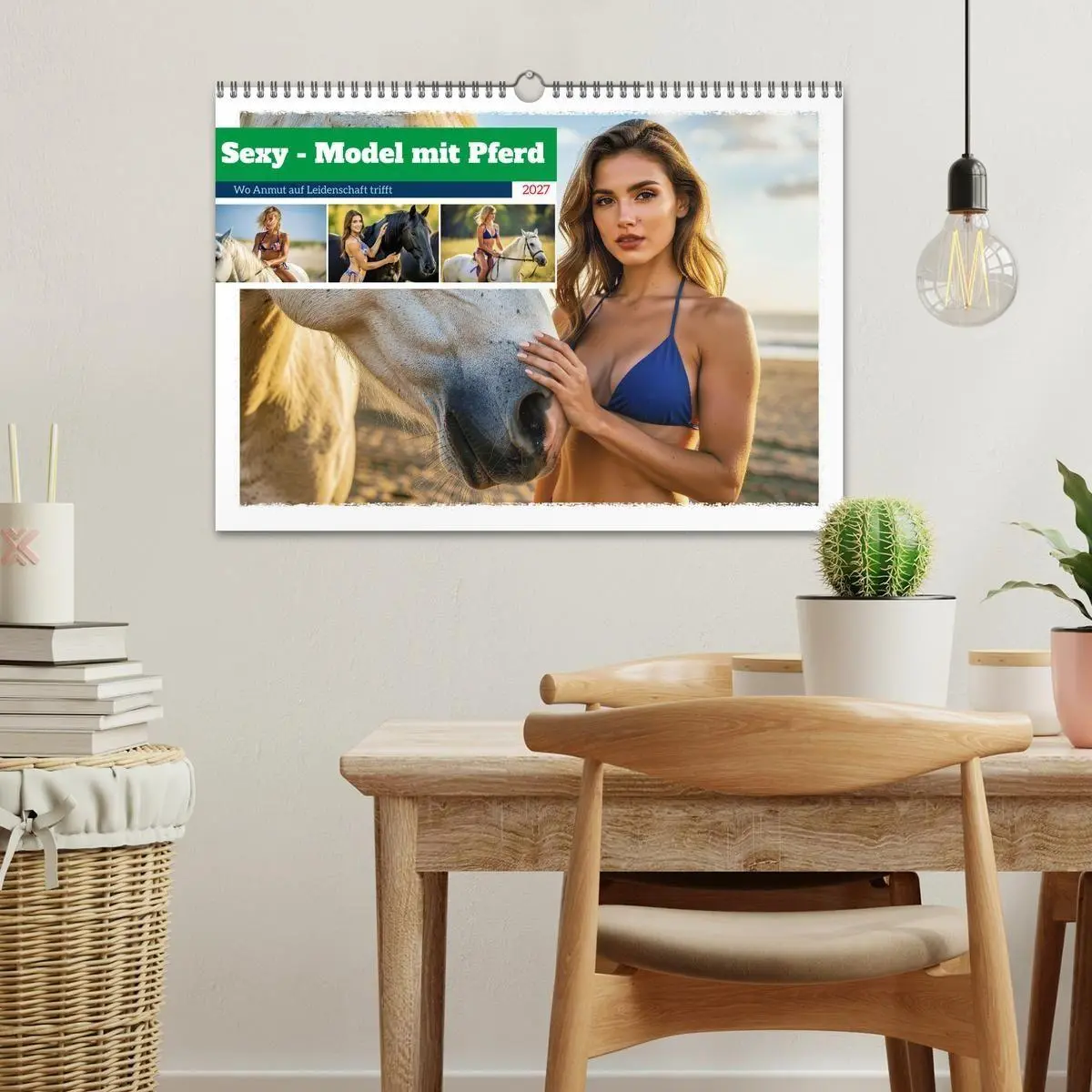 Bild: 9783516761405 | Sexy - Model mit Pferd (Wandkalender 2027 DIN A3 quer), CALVENDO...