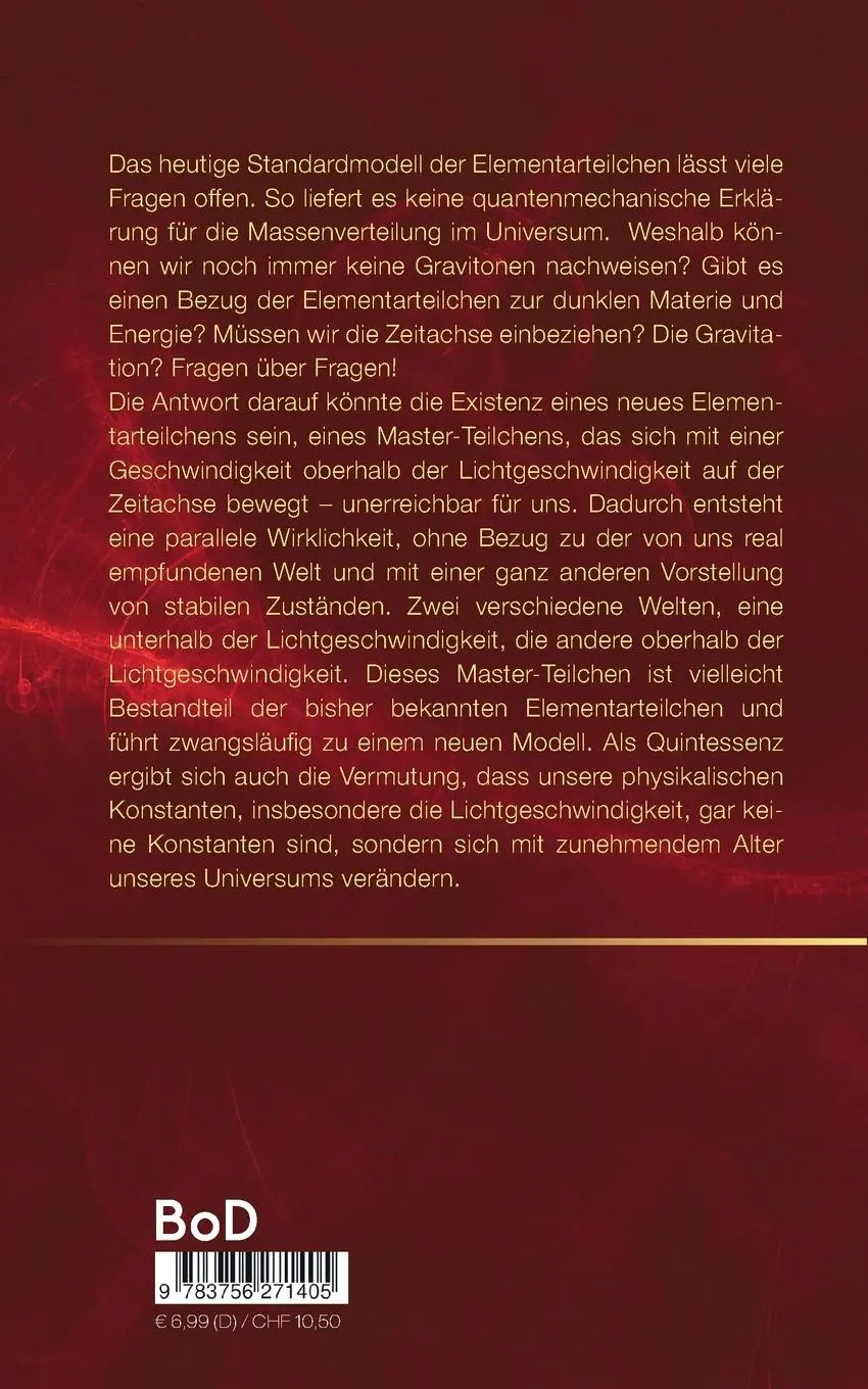 Rückseite: 9783756271405 | Masse und Elementarteilchen | Axel D. Nelke | Taschenbuch | Paperback