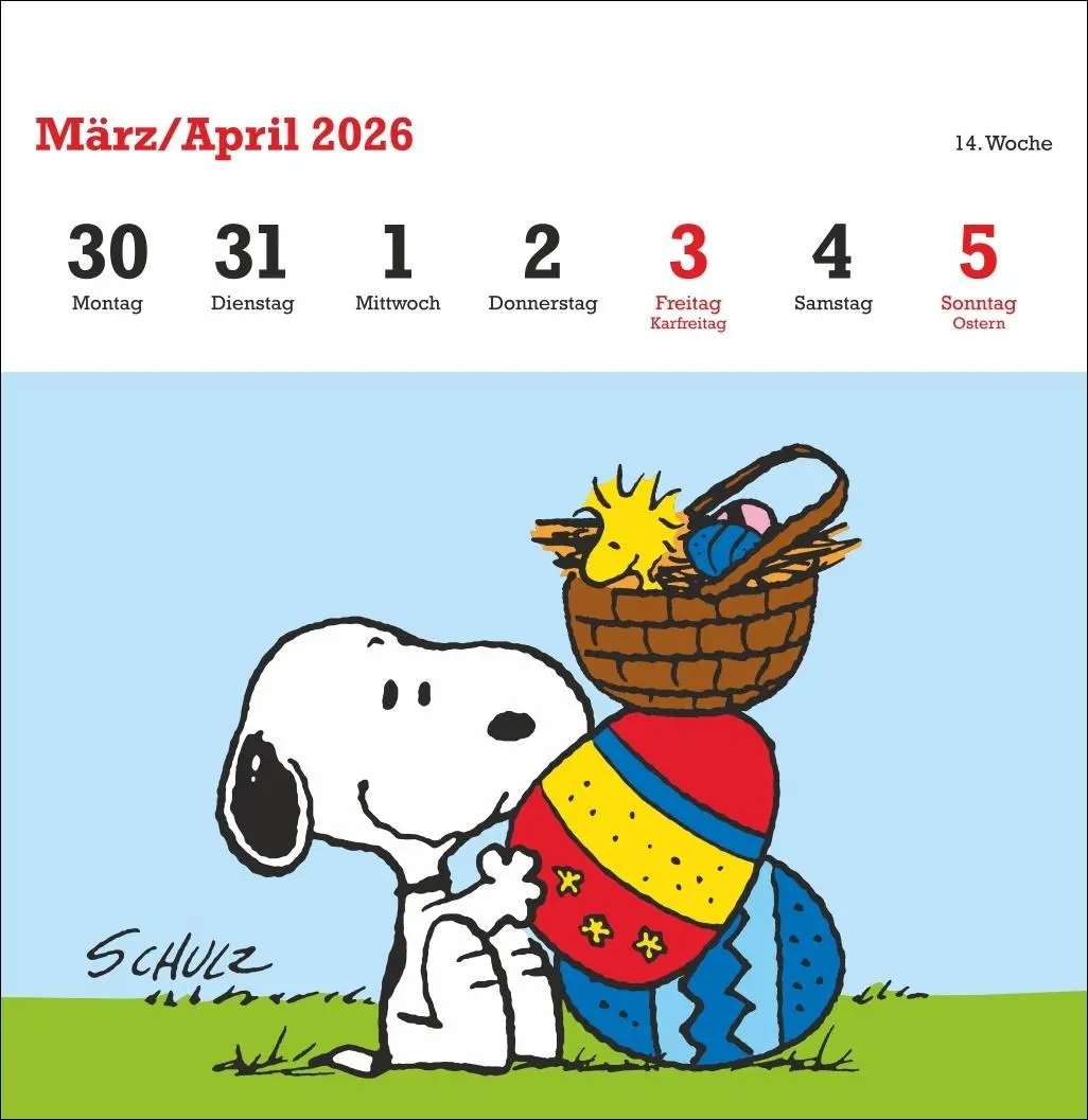 Bild: 9783756411405 | Peanuts Premium-Postkartenkalender 2026 | Heye | Kalender | 54 S.