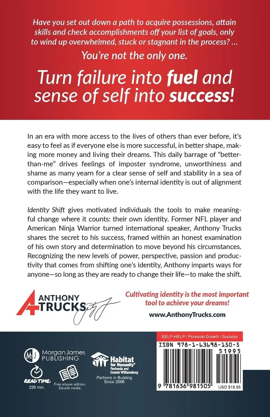 Rückseite: 9781636981505 | Identity Shift | Upgrade How You Operate to Elevate Your Life | Trucks