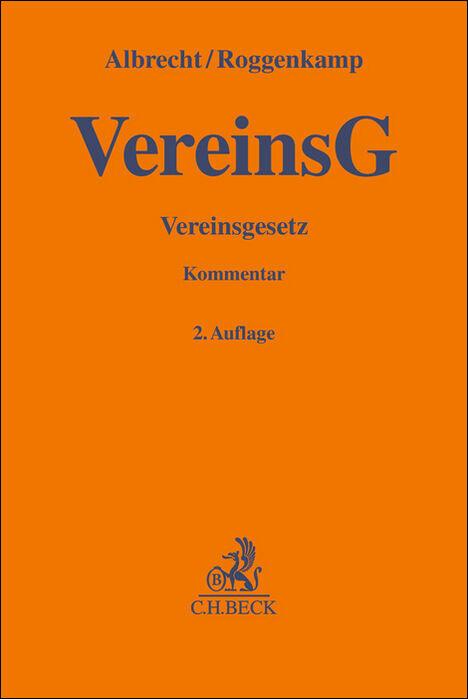 Cover: 9783406791505 | Vereinsgesetz (VereinsG) | Florian Claus Albrecht (u. a.) | Buch