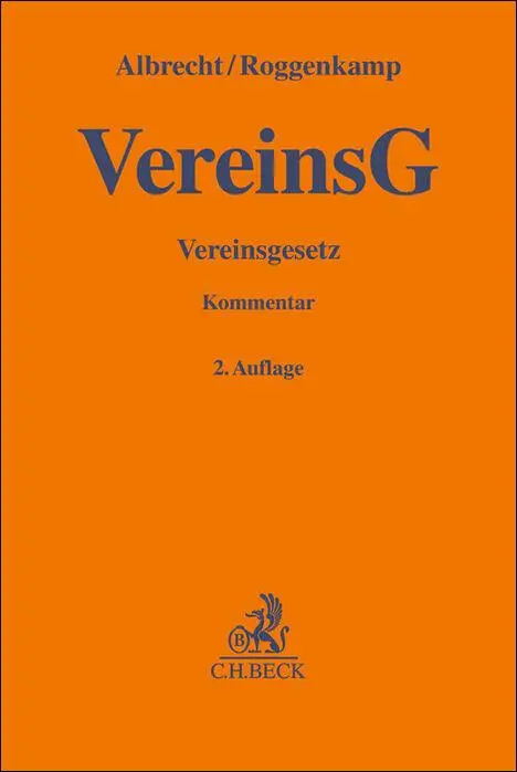 Cover: 9783406791505 | Vereinsgesetz (VereinsG) | Florian Claus Albrecht (u. a.) | Buch
