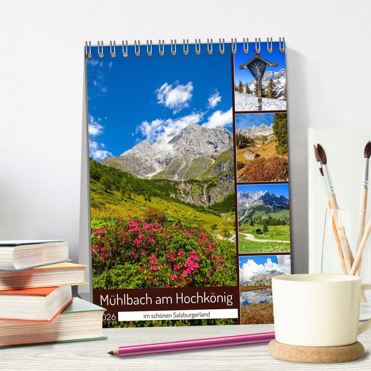 Bild: 9783457281505 | Mühlbach am Hochkönig (Tischkalender 2026 DIN A5 hoch), CALVENDO...