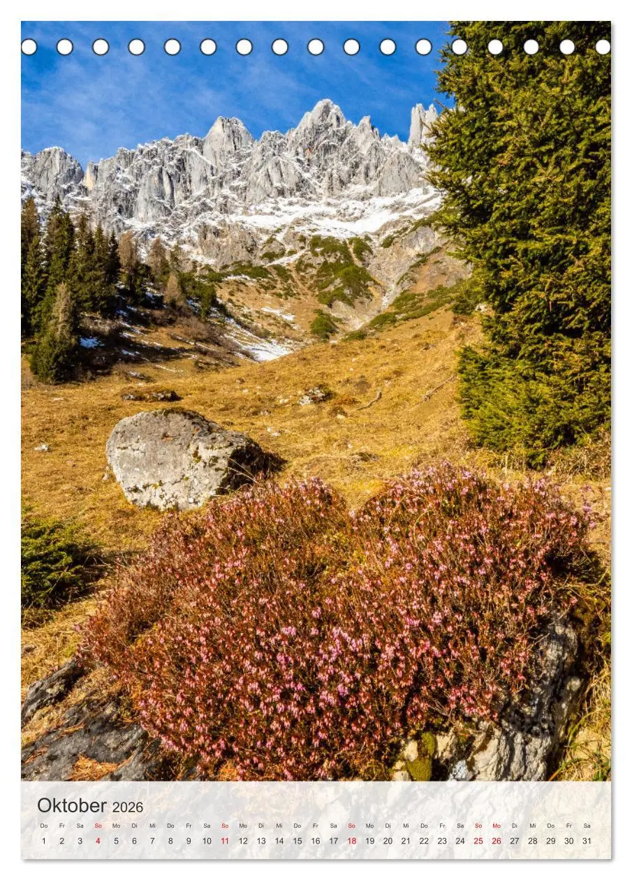 Bild: 9783457281505 | Mühlbach am Hochkönig (Tischkalender 2026 DIN A5 hoch), CALVENDO...
