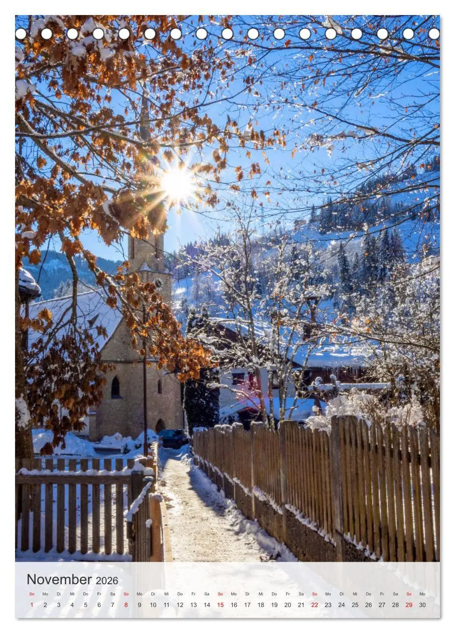 Bild: 9783457281505 | Mühlbach am Hochkönig (Tischkalender 2026 DIN A5 hoch), CALVENDO...