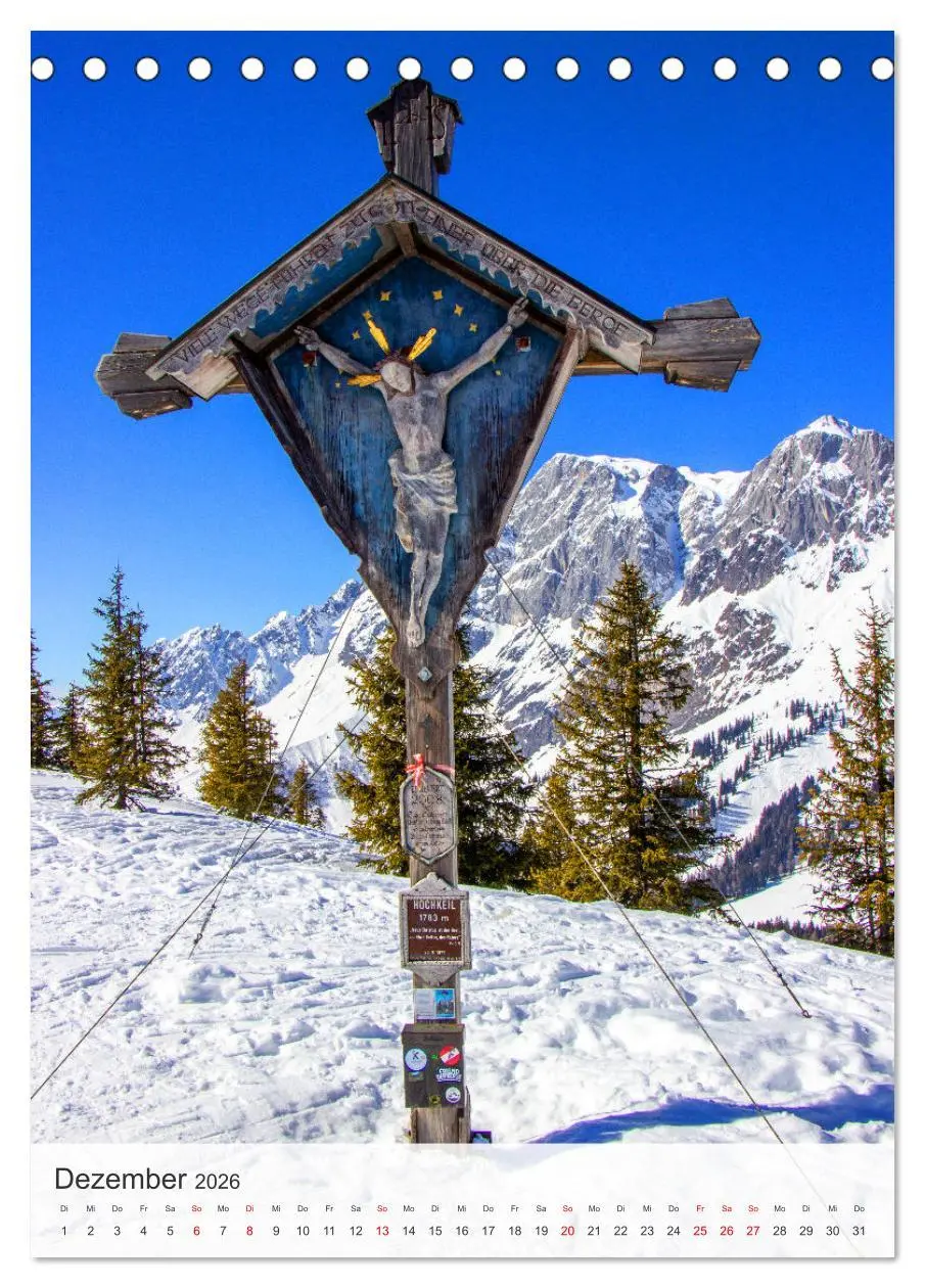 Bild: 9783457281505 | Mühlbach am Hochkönig (Tischkalender 2026 DIN A5 hoch), CALVENDO...
