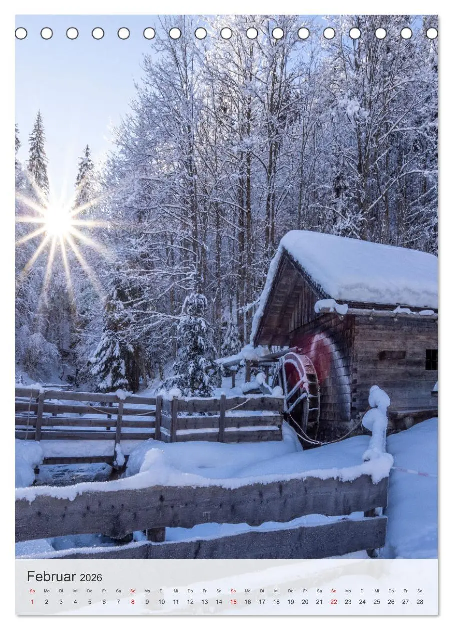 Bild: 9783457281505 | Mühlbach am Hochkönig (Tischkalender 2026 DIN A5 hoch), CALVENDO...
