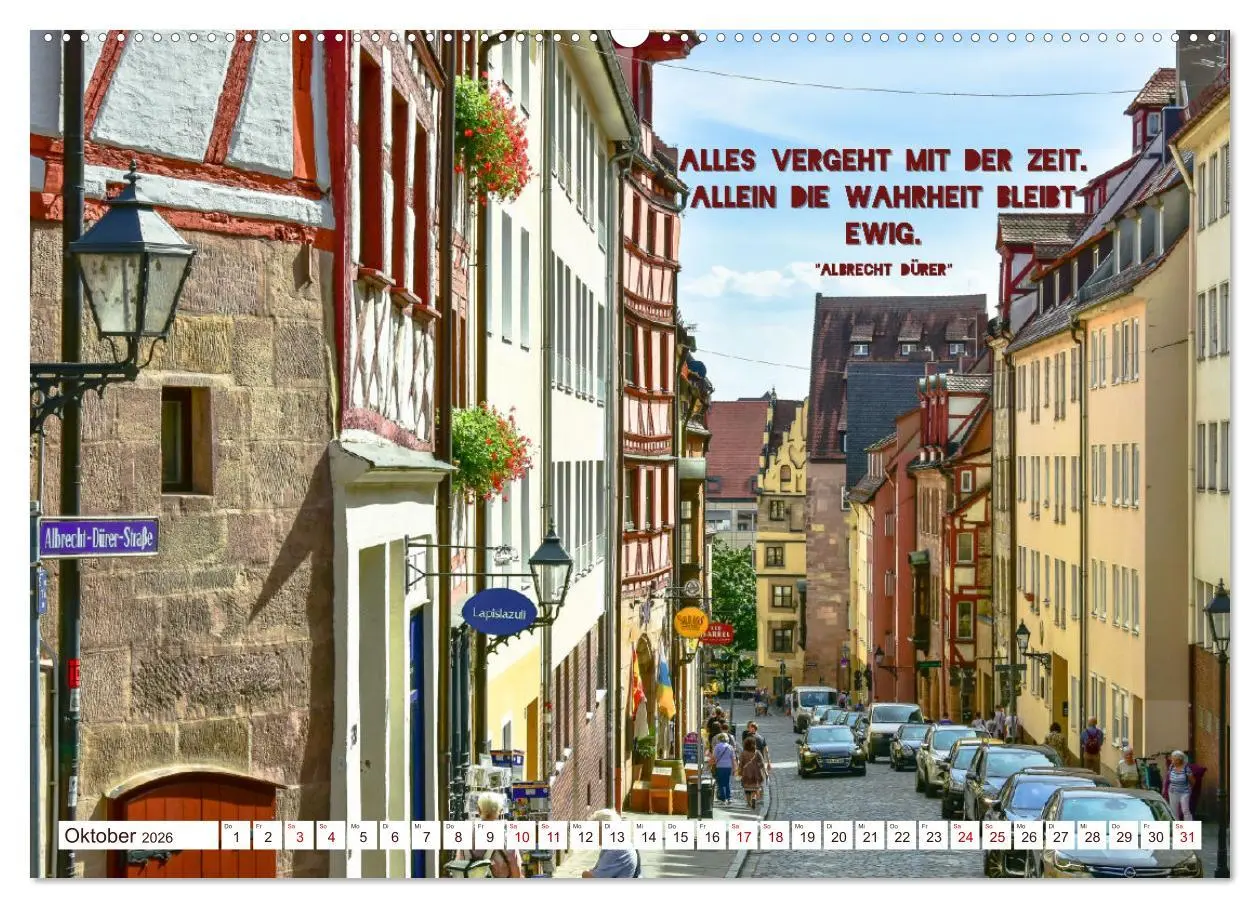 Bild: 9783457421505 | Nürnberg mit Zitaten von Albrecht Dürer (hochwertiger Premium...