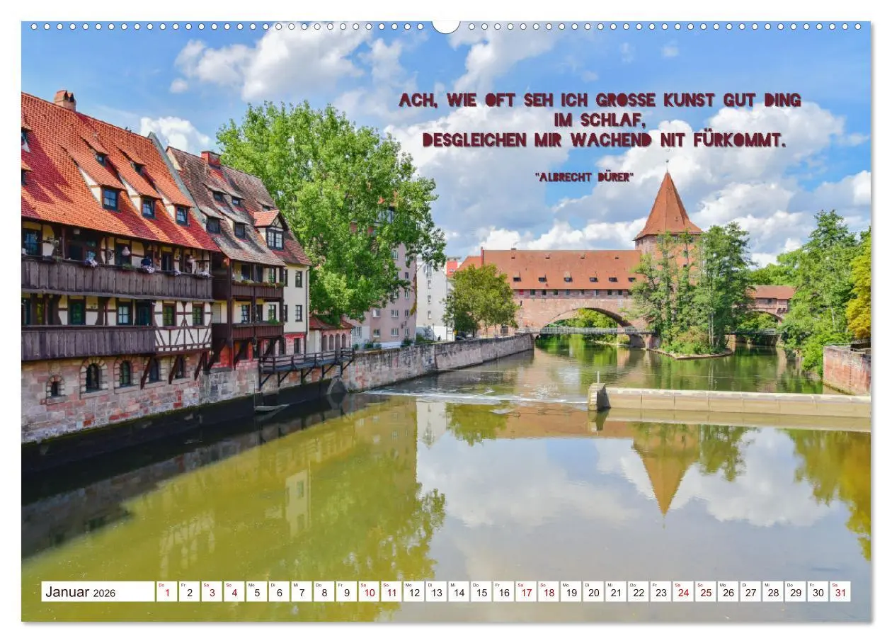 Bild: 9783457421505 | Nürnberg mit Zitaten von Albrecht Dürer (hochwertiger Premium...