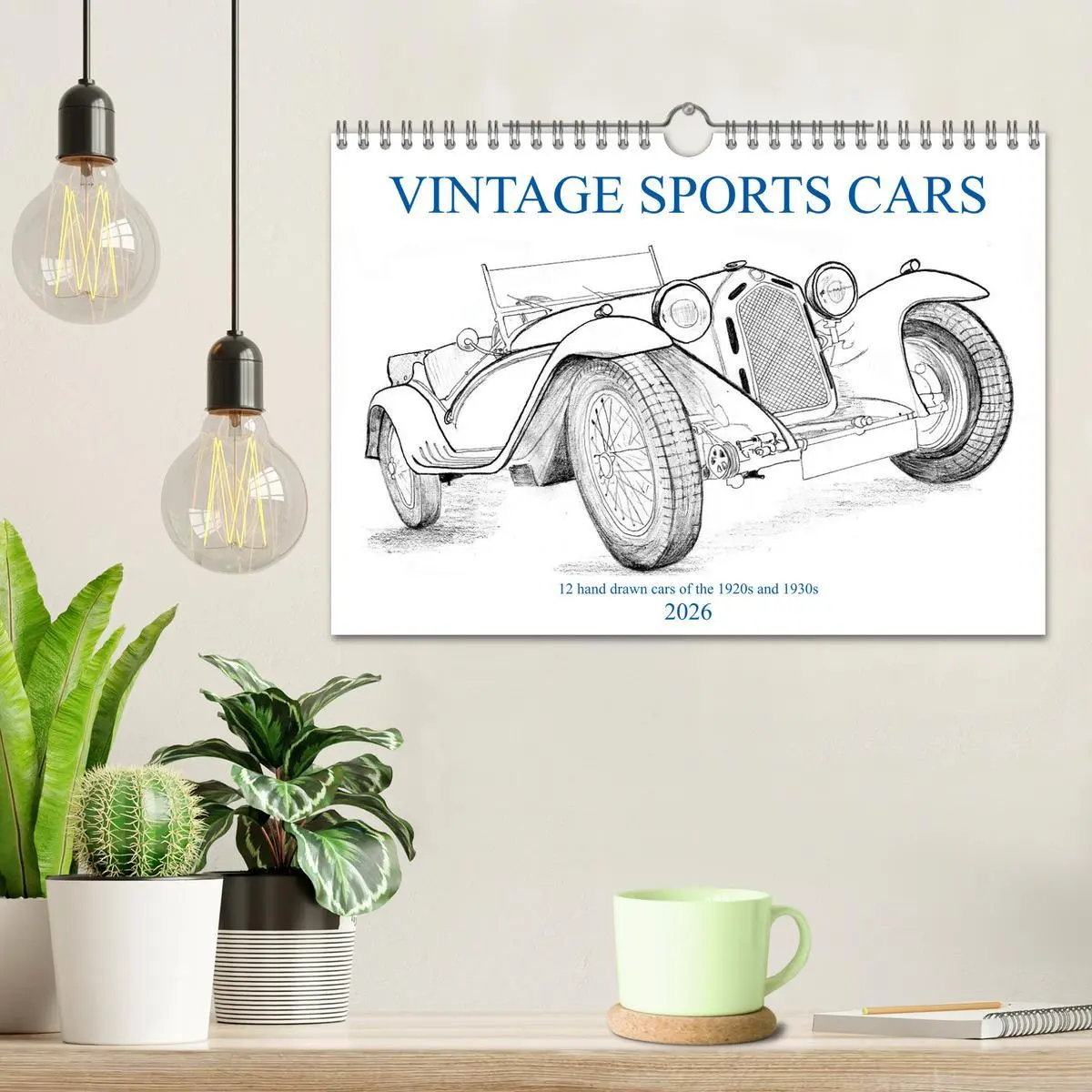 Bild: 9783457661505 | Vintage Sports Cars (Wandkalender 2026 DIN A4 quer), CALVENDO...