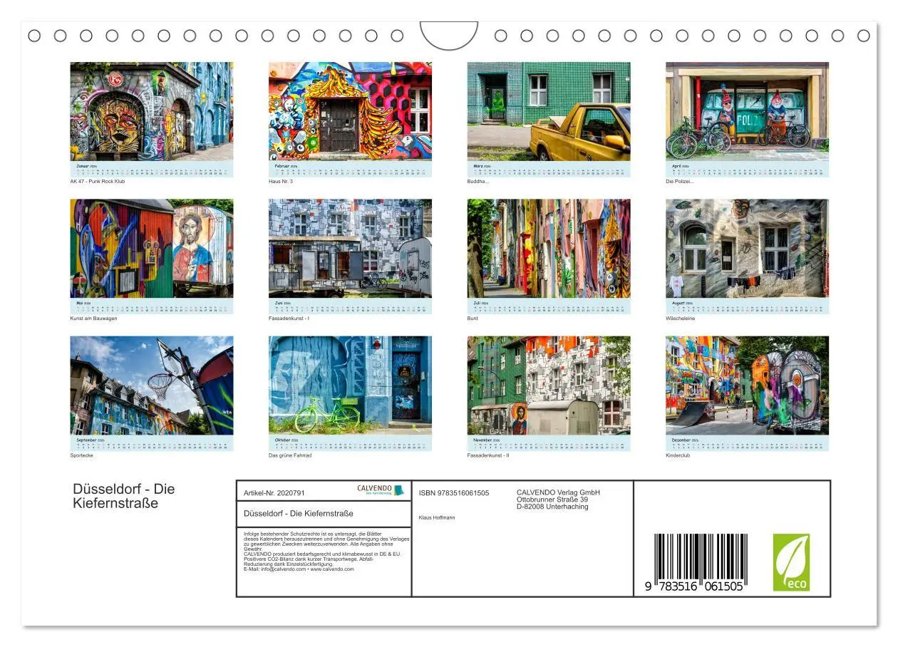 Bild: 9783516061505 | Düsseldorf - Die Kiefernstraße (Wandkalender 2026 DIN A4 quer),...