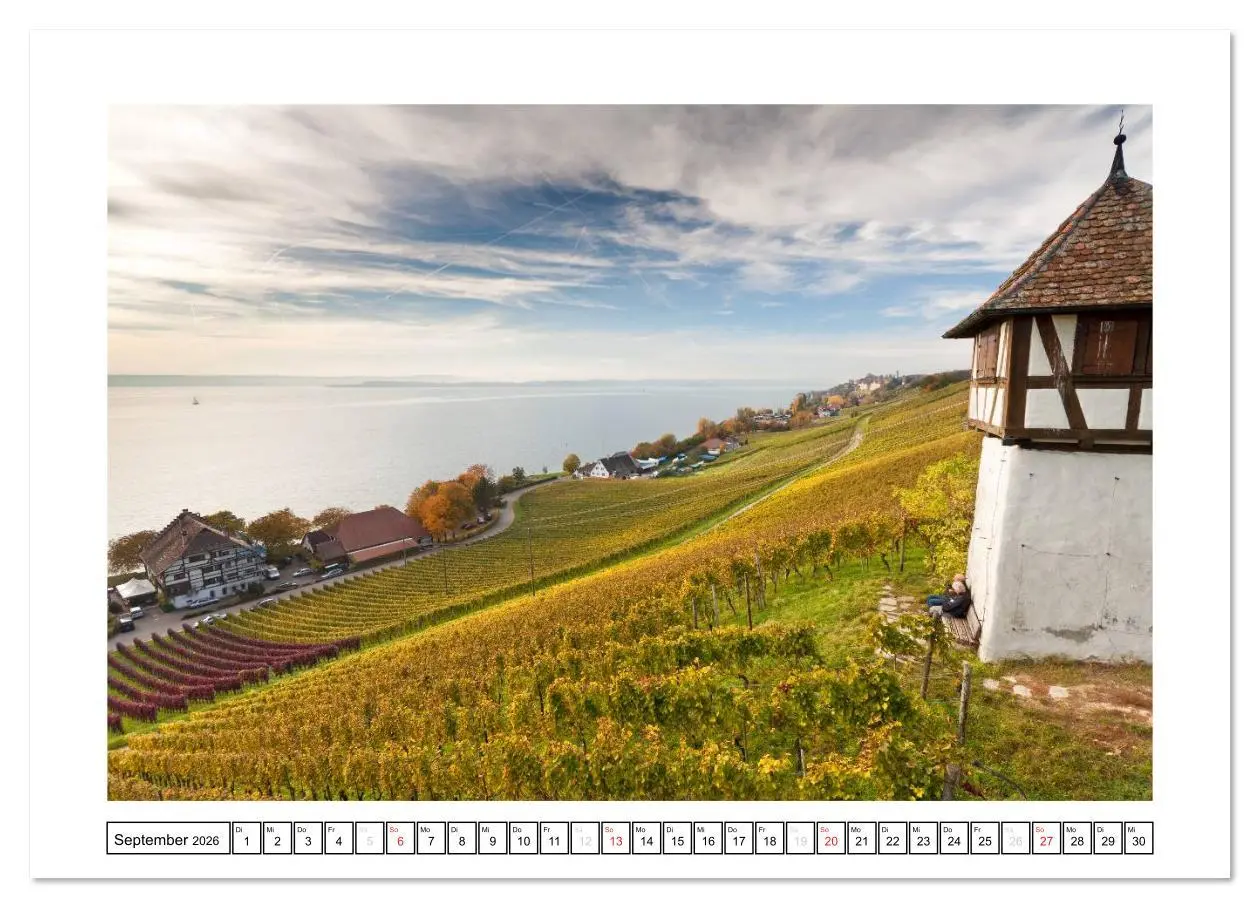Bild: 9783516201505 | Bodensee 2026 (Wandkalender 2026 DIN A2 quer), CALVENDO Monatskalender
