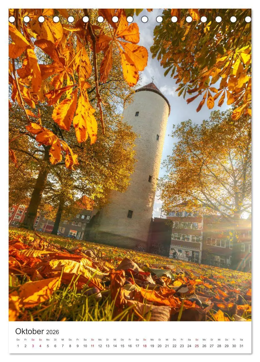 Bild: 9783516371505 | Münster - Stadt und Natur (Tischkalender 2026 DIN A5 hoch),...