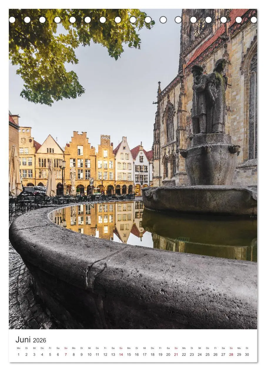Bild: 9783516371505 | Münster - Stadt und Natur (Tischkalender 2026 DIN A5 hoch),...