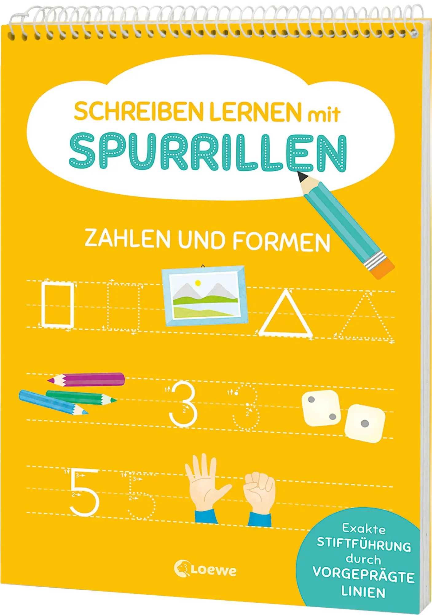 Cover: 9783743221505 | Schreiben lernen mit Spurrillen - Zahlen und Formen | Carmen Eisendle