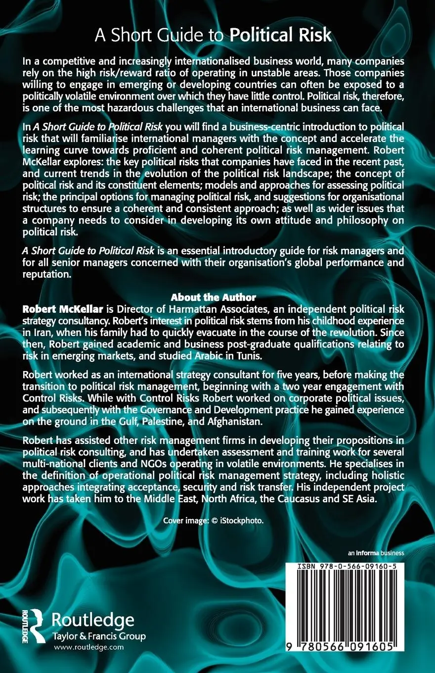 Rückseite: 9780566091605 | A Short Guide to Political Risk | Robert Mckellar | Taschenbuch | 2010