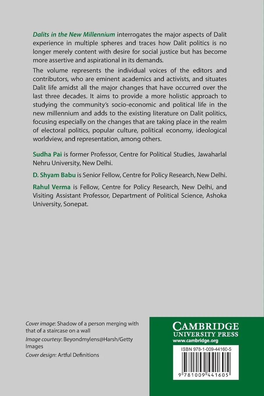 Rückseite: 9781009441605 | Dalits in the New Millennium | Sudha Pai (u. a.) | Taschenbuch | 2023