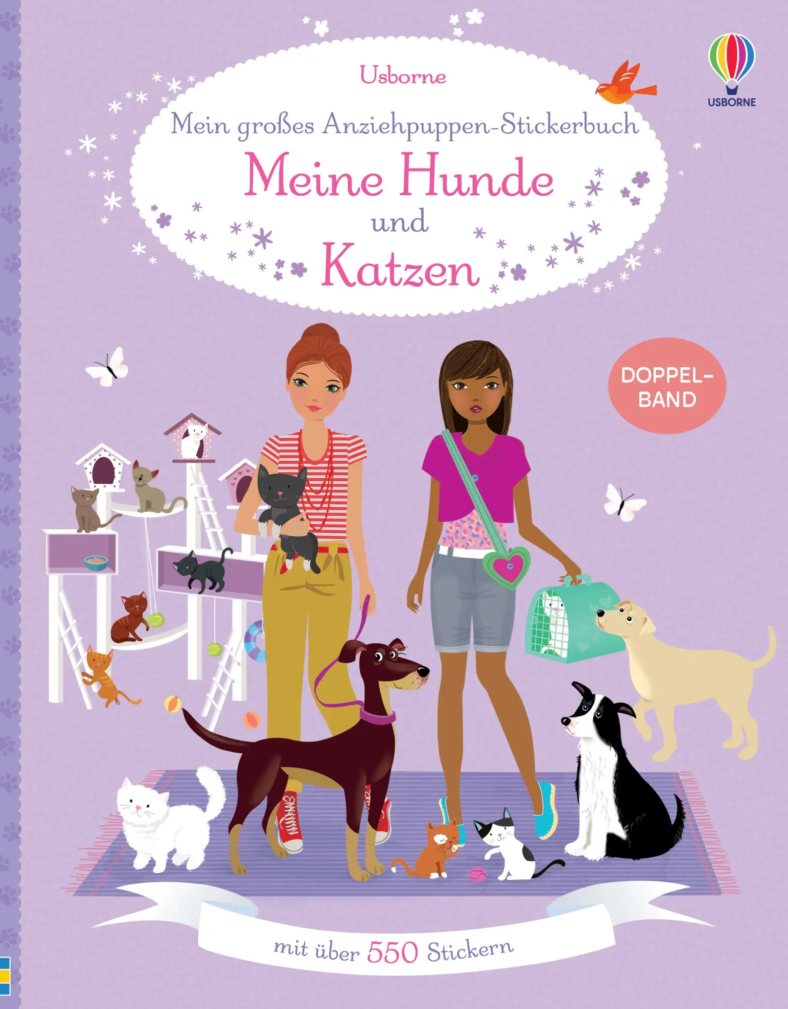 Cover: 9781035701605 | Mein großes Anziehpuppen-Stickerbuch: Meine Hunde und Katzen | Watt