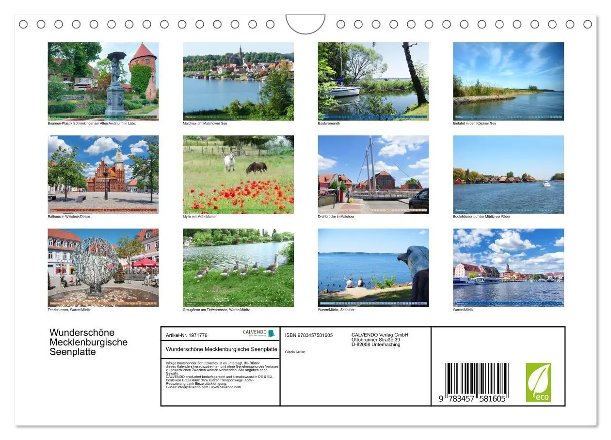 Bild: 9783457581605 | Wunderschöne Mecklenburgische Seenplatte (Wandkalender 2026 DIN A4...